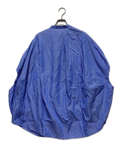 ENFOLD（エンフォルド）ENFOLD (エンフォルド) GLOBE PULLOVER ブルー×ホワイト サイズ:38の古着・服飾アイテム