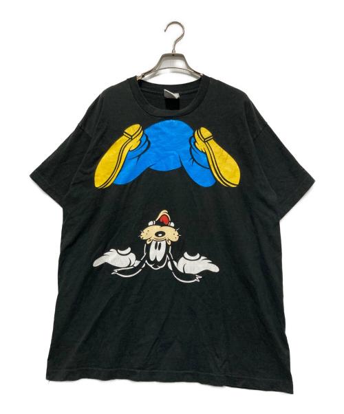 MICKEY（ミッキー）MICKEY (ミッキー) 逆立ちグーフィープリントTシャツ ブラック サイズ:不明の古着・服飾アイテム