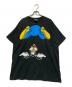 MICKEY（ミッキー）の古着「逆立ちグーフィープリントTシャツ」｜ブラック