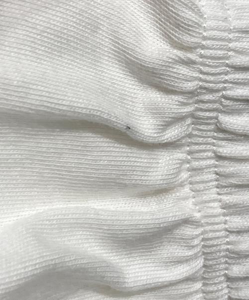 DRIES VAN NOTEN（ドリスヴァンノッテン）DRIES VAN NOTEN (ドリスヴァンノッテン) シャーリングロングスリーブカットソー ホワイト サイズ:不明の古着・服飾アイテム