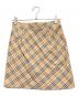 BURBERRY BLUE LABEL (バーバリー ブルー レーベル) バーバリーチェックミニスカート ベージュ サイズ:36：5000円