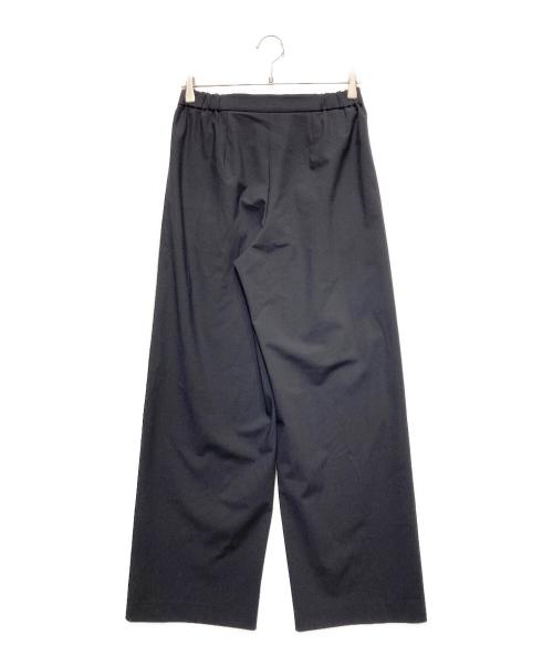 MACPHEE（マカフィー）MACPHEE (マカフィー) 26SS ポリエステルレーヨン タックセミワイドパンツ ブラック サイズ:34の古着・服飾アイテム