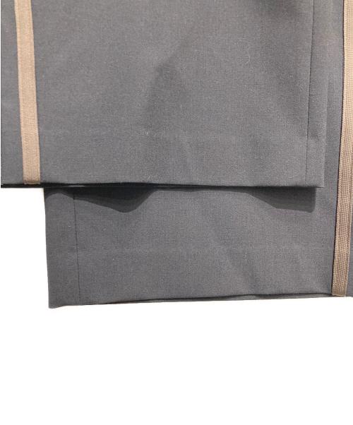 MACPHEE（マカフィー）MACPHEE (マカフィー) 26SS ポリエステルレーヨン タックセミワイドパンツ ブラック サイズ:34の古着・服飾アイテム