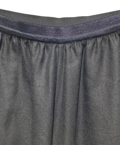 Gabardine K.T（ギャバシンケーティー）Gabardine K.T (ギャバシンケーティー) 25SS 麻調合繊 ワイドパンツ ブラック サイズ:7の古着・服飾アイテム