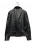 MORGAN MEMPHIS BELLE (モーガン メンフィス ベル) ライダースジャケット ブラック サイズ:M：15000円
