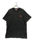 KENZOケンゾー）の古着「ボケフラワー刺繍Tシャツ」｜ブラック