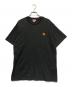 KENZO（ケンゾー）の古着「ボケフラワー刺繍Tシャツ」｜ブラック
