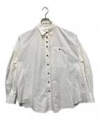 ENFOLDエンフォルド）の古着「HEXAGON SHIRT」｜ホワイト