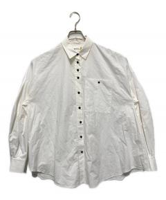 中古・古着通販】ENFOLD (エンフォルド) TIERED GATHER SHIRT ホワイト