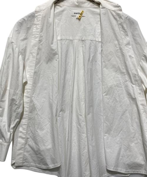 ENFOLD（エンフォルド）ENFOLD (エンフォルド) HEXAGON SHIRT ホワイト サイズ:38の古着・服飾アイテム