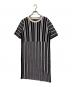 WEEKEND Max Mara（ウィークエンド マックスマーラ）の古着「ストライプニットワンピース」｜ブラック