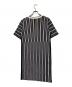 WEEKEND Max Mara (ウィークエンド マックスマーラ) ストライプニットワンピース ブラック サイズ:M：5000円