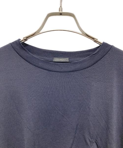 COMOLI（コモリ）COMOLI (コモリ) サマーウール天竺 Tシャツ ネイビー サイズ:3の古着・服飾アイテム