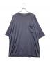 COMOLI（コモリ）の古着「サマーウール天竺 Tシャツ」｜ネイビー