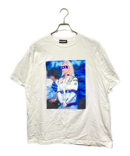 GOD SELECTION XXX（ゴッド セレクション トリプルエックス）GOD SELECTION XXX (ゴッド セレクション トリプルエックス) 25SS フォトプリントT ホワイト サイズ:Mの古着・服飾アイテム