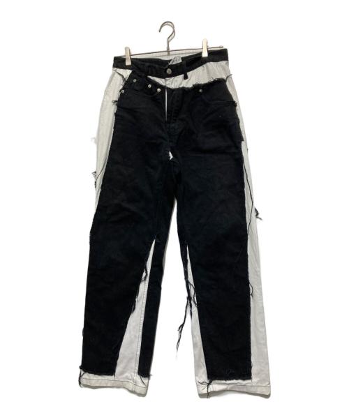 SURGERY（サージェリー）SURGERY (サージェリー) 切替デニムパンツ ブラック サイズ:Mの古着・服飾アイテム