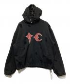 THUG CLUBサグ クラブ）の古着「ROCK HOODIE」｜ブラック