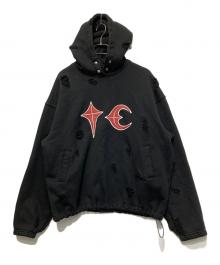 THUG CLUB（サグ クラブ）の古着「ROCK HOODIE」｜ブラック