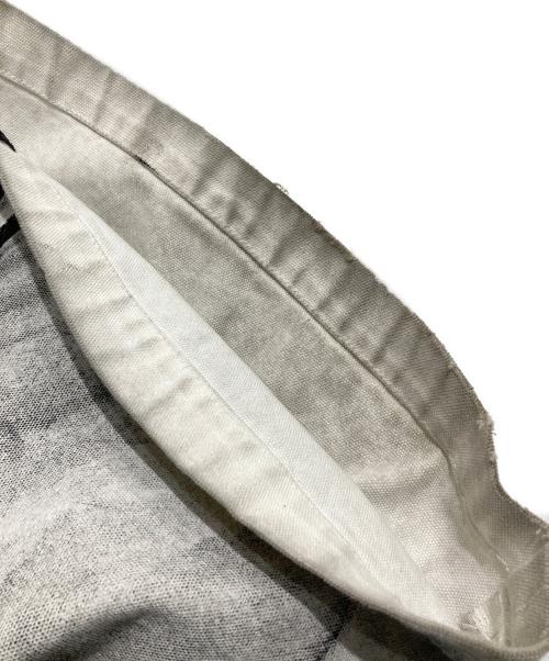 RYE CHASIN（ライチェイシン）RYE CHASIN (ライチェイシン) Football Punks White Canvas Pants ホワイト×ブラック サイズ:Freeの古着・服飾アイテム