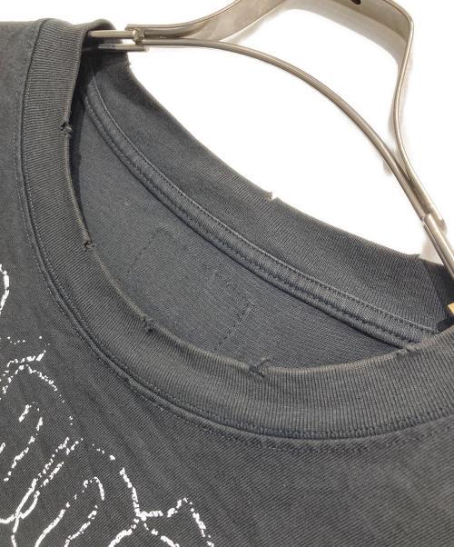 SKOOT（スクート）SKOOT (スクート) ダメージ加工クロスプリントカットソー ブラック サイズ:Freeの古着・服飾アイテム