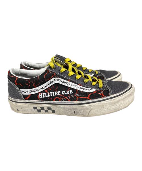 VANS（ヴァンズ）VANS (ヴァンズ) Stranger Things (ストレンジャーシングス) ローカットスニーカー ブラック×レッド サイズ:26.5cmの古着・服飾アイテム