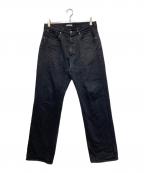 AURALEEオーラリー）の古着「HARD TWIST DENIM 5P PANTS」｜ブラック