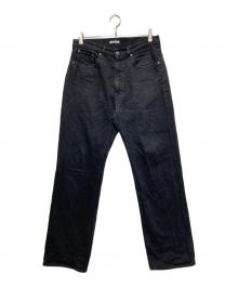 AURALEE（オーラリー）の古着「HARD TWIST DENIM 5P PANTS」｜ブラック