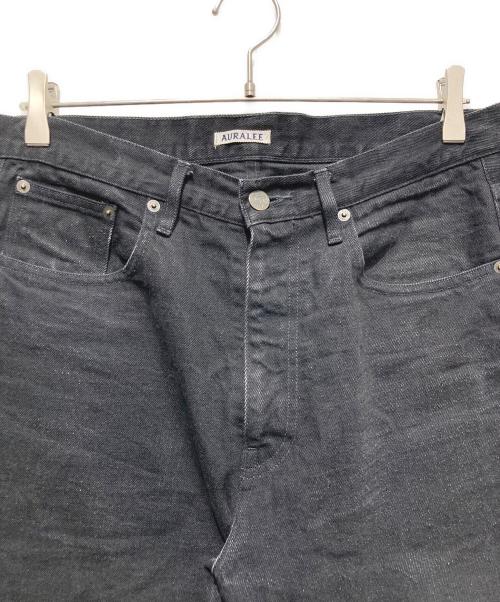 AURALEE（オーラリー）AURALEE (オーラリー) HARD TWIST DENIM 5P PANTS ブラック サイズ:32の古着・服飾アイテム
