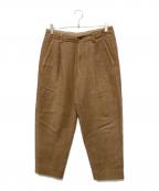 Graphpaperグラフペーパー）の古着「DOUBLE CLOTH MOLESKIN TROUSER」｜ブラウン