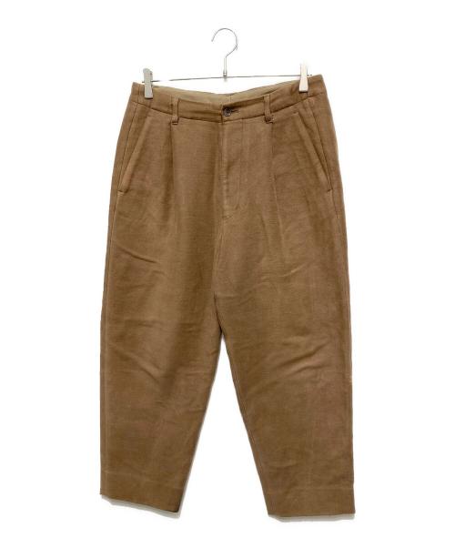 Graphpaper（グラフペーパー）Graphpaper (グラフペーパー) DOUBLE CLOTH MOLESKIN TROUSER ブラウン サイズ:Mの古着・服飾アイテム