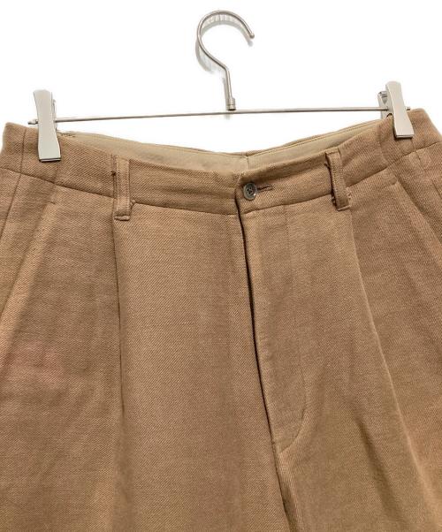 Graphpaper（グラフペーパー）Graphpaper (グラフペーパー) DOUBLE CLOTH MOLESKIN TROUSER ブラウン サイズ:Mの古着・服飾アイテム