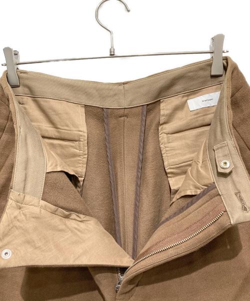 Graphpaper（グラフペーパー）Graphpaper (グラフペーパー) DOUBLE CLOTH MOLESKIN TROUSER ブラウン サイズ:Mの古着・服飾アイテム