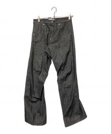 Levi's Engineered jeans（リーバイスエンジニアード）の古着「LOOSE 立体裁断 デニムパンツ」｜ブラック