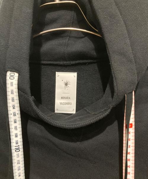 MIHARA YASUHIRO（ミハラヤスヒロ）MIHARA YASUHIRO (ミハラヤスヒロ) メジャーパーカーワンピース ブラック サイズ:FREEの古着・服飾アイテム