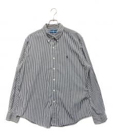 RALPH LAUREN（ラルフローレン）の古着「ボタンダウンシャツ」｜ブラック×ホワイト