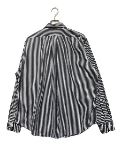 RALPH LAUREN（ラルフローレン）RALPH LAUREN (ラルフローレン) ボタンダウンシャツ ブラック×ホワイト サイズ:XLの古着・服飾アイテム