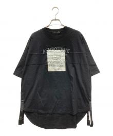 SCOT CLUB（スコットクラブ）の古着「エンボス箔ロゴサイドジップTEE」｜ブラック