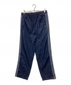 adidasアディダス）の古着「LOOSE TRACKPANT DENIM/ルーズ トラックパンツ デニム」｜インディゴ