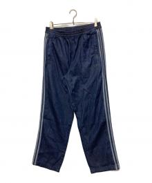 adidas（アディダス）の古着「LOOSE TRACKPANT DENIM/ルーズ トラックパンツ デニム」｜インディゴ