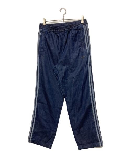 adidas（アディダス）adidas (アディダス) LOOSE TRACKPANT DENIM/ルーズ トラックパンツ デニム インディゴ サイズ:XLの古着・服飾アイテム