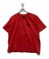 OLD stussy（オールドステューシー）の古着「シャドーマンプリントTシャツ/紺タグ/90s/OLD STUSSY」｜レッド