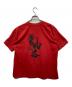 OLD stussy (オールドステューシー) シャドーマンプリントTシャツ/紺タグ/90s/OLD STUSSY レッド サイズ:M：14000円
