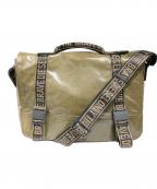 DIESELディーゼル）の古着「D78 メッセンジャーバッグ」｜カーキ
