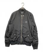 DIESELディーゼル）の古着「J-DUST-KA ボンバージャケット」｜ブラック