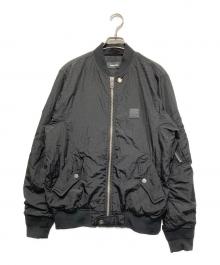 DIESEL（ディーゼル）の古着「J-DUST-KA ボンバージャケット」｜ブラック