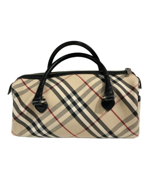 BURBERRY BLUE LABEL（バーバリー ブルー レーベル）BURBERRY BLUE LABEL (バーバリー ブルー レーベル) ノバチェックミニボストンバッグ/ハンドバッグ ベージュの古着・服飾アイテム