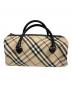 BURBERRY BLUE LABEL (バーバリー ブルー レーベル) ノバチェックミニボストンバッグ/ハンドバッグ ベージュ：12000円