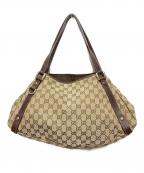 GUCCIグッチ）の古着「アビー GGキャンバス トートバッグ」｜ベージュ