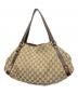 GUCCI (グッチ) アビー GGキャンバス トートバッグ ベージュ：70000円