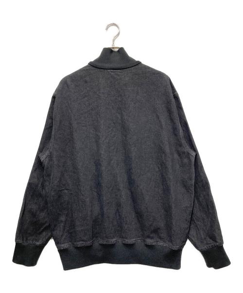 adidas（アディダス）adidas (アディダス) デニム ファイヤーバード トラックトップ ブラック サイズ:2XLの古着・服飾アイテム